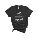 spooky horse halloween t-shirt